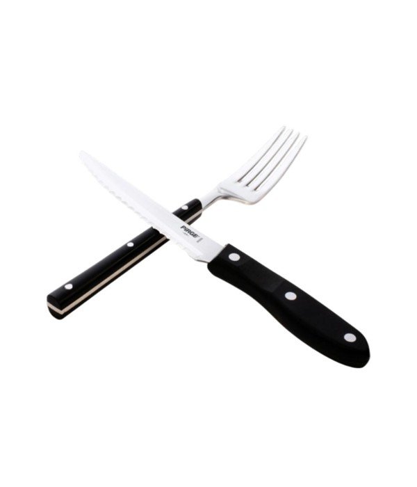 Pirge Steak Biftek Bıçağı ve Çatal Seti 12 cm - 41085