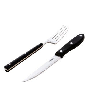 Pirge Steak Biftek Bıçağı ve Çatal Seti 12 cm - 41085