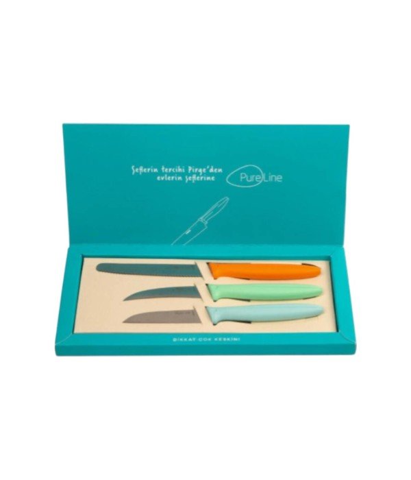 Pirge Pure Line Sebze Meyve Bıçak Seti - 46100 Pirge Pure Line Sebze Meyve Bıçak Seti - 46100