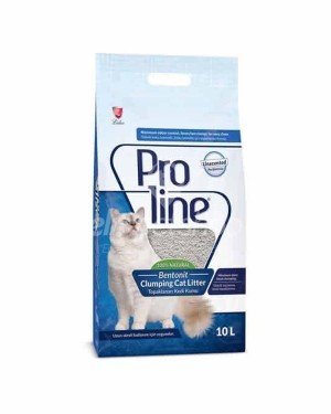 Proline Bentonit 10 lt Kokusuz İnce Taneli Topaklanan Kedi Kumu Proline Bentonit 10 lt Kokusuz İnce Taneli Topaklanan Kedi Kumu