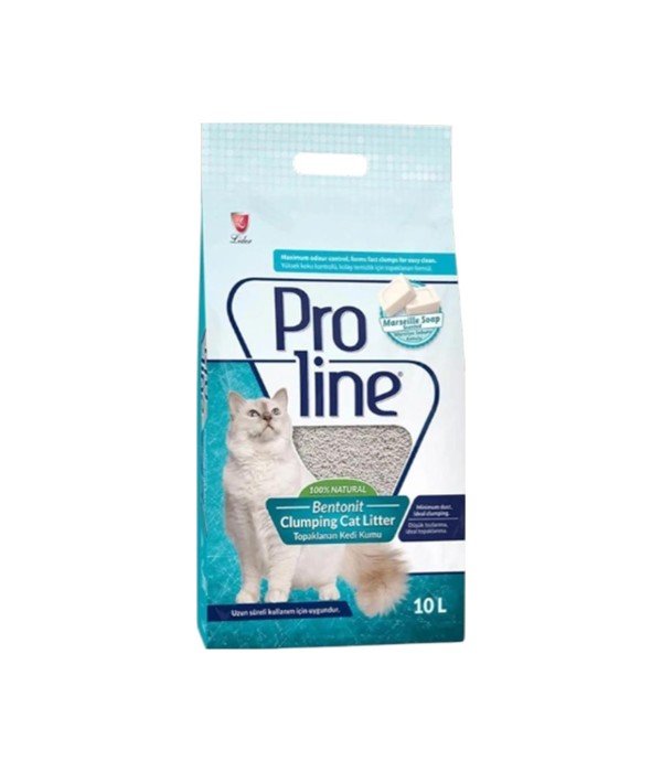 Proline Bentonit 10 lt Marsilya Sabunu Kokulu Kedi Kumu