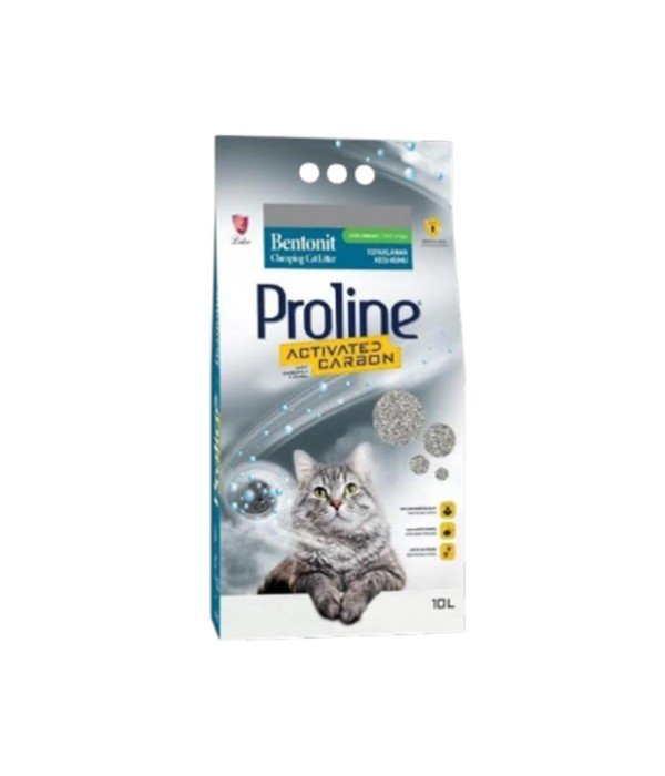 Proline Bentonit 10 lt Aktif Karbolu Kedi Kumu Proline Bentonit 10 lt Aktif Karbolu Kedi Kumu