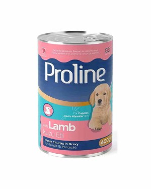 Proline 400gr Kuzu Etli Gravy Konserve Yavru Köpek Maması Proline 400gr Kuzu Etli Gravy Konserve Yavru Köpek Maması