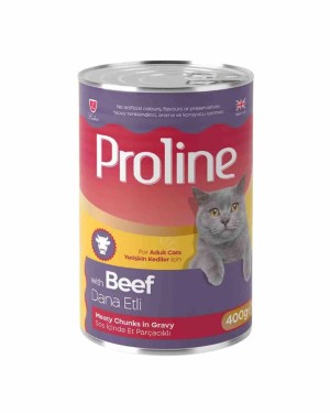 Proline 400gr Dana Etli Konserve Kedi Maması