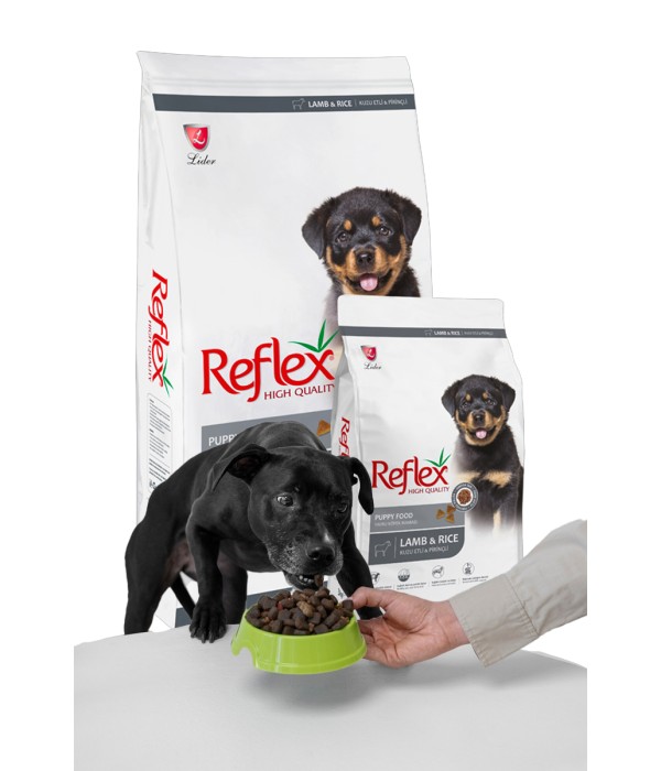 Reflex Yavru Köpek İçin 10 kg Kuzu Etli ve Pirinçli Kuru Mama - RFL - 113 Reflex Yavru Köpek İçin 10 kg Kuzu Etli ve Pirinçli Kuru Mama - RFL - 113