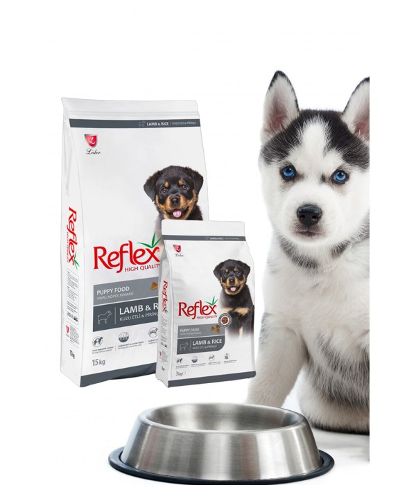 Reflex Yavru Köpek İçin 10 kg Kuzu Etli ve Pirinçli Kuru Mama - RFL - 113 Reflex Yavru Köpek İçin 10 kg Kuzu Etli ve Pirinçli Kuru Mama - RFL - 113