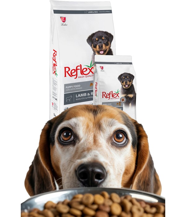 Reflex Yavru Köpek İçin 10 kg Kuzu Etli ve Pirinçli Kuru Mama - RFL - 113 Reflex Yavru Köpek İçin 10 kg Kuzu Etli ve Pirinçli Kuru Mama - RFL - 113