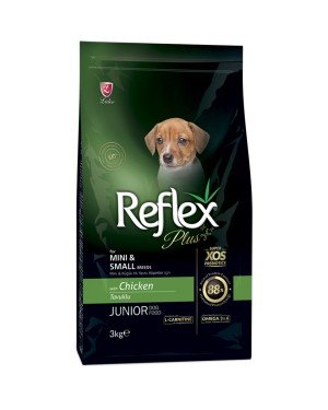 Reflex Plus Mini Küçük Irklar İçin 3 kg Tavuklu Yavru Köpek Maması - RFX - 101