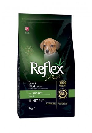 Reflex Plus Mini Küçük Irklar İçin 3 kg Tavuklu Yavru Köpek Maması - RFX - 101