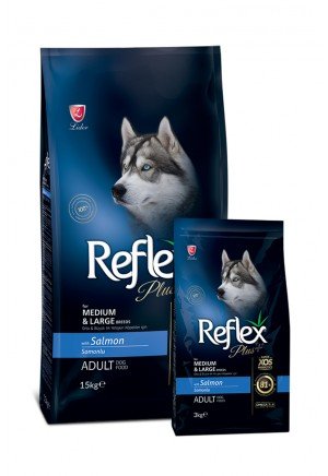 Reflex Plus Orta Büyük Irk Yetişkin Köpek İçin 3 kg Somonlu Kuru Mama - RFX - 106