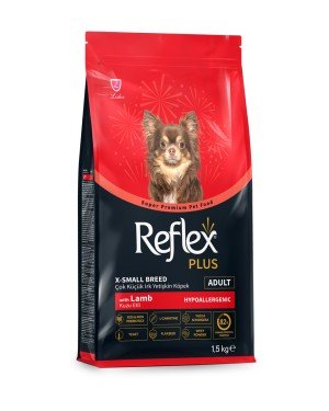 Reflex Plus Çok Küçük Irk Yetişkin Köpekler İçin 1 5 kg Kuzu Etli Kuru Mama - RFX - 109