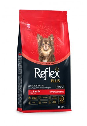 Reflex Plus Çok Küçük Irk Yetişkin Köpekler İçin 1 5 kg Kuzu Etli Kuru Mama - RFX - 109