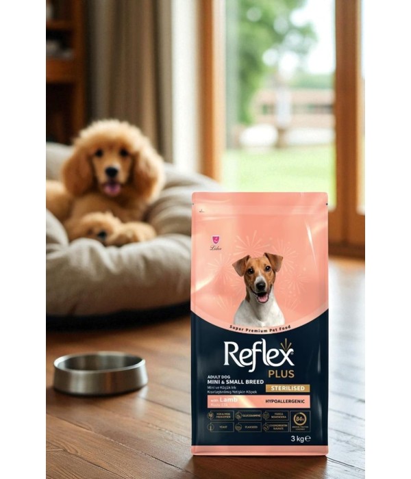 Reflex Plus Mini Küçük Irk Kısırlaştırılmış Yetişkin Köpekler İçin 3 kg Kuzu Etli Kuru Mama - RFX - 110 Reflex Plus Mini Küçük Irk Kısırlaştırılmış Yetişkin Köpekler İçin 3 kg Kuzu Etli Kuru Mama - RFX - 110
