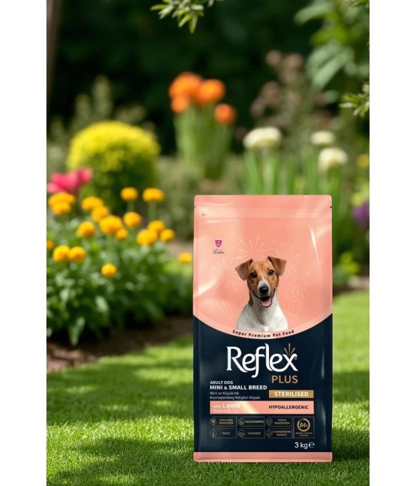 Reflex Plus Mini Küçük Irk Kısırlaştırılmış Yetişkin Köpekler İçin 3 kg Kuzu Etli Kuru Mama - RFX - 110 Reflex Plus Mini Küçük Irk Kısırlaştırılmış Yetişkin Köpekler İçin 3 kg Kuzu Etli Kuru Mama - RFX - 110