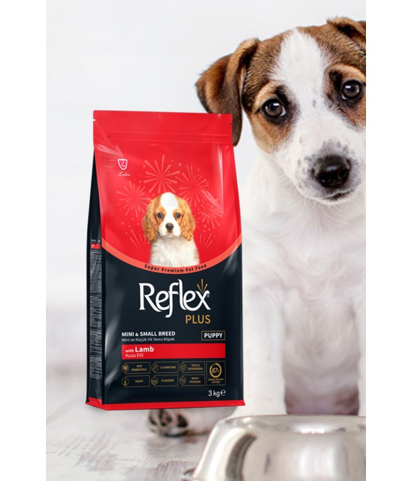 Reflex Plus Küçük ve Mini Irk Yavru Köpekler İçin 3 kg Kuzu Etli Kuru Mama - RFX - 111 Reflex Plus Küçük ve Mini Irk Yavru Köpekler İçin 3 kg Kuzu Etli Kuru Mama - RFX - 111