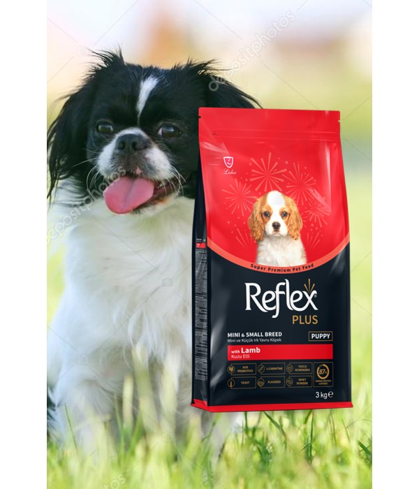 Reflex Plus Küçük ve Mini Irk Yavru Köpekler İçin 3 kg Kuzu Etli Kuru Mama - RFX - 111 Reflex Plus Küçük ve Mini Irk Yavru Köpekler İçin 3 kg Kuzu Etli Kuru Mama - RFX - 111