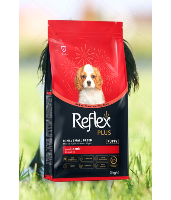 Reflex Plus Küçük ve Mini Irk Yavru Köpekler İçin 3 kg Kuzu Etli Kuru Mama - RFX - 111 Reflex Plus Küçük ve Mini Irk Yavru Köpekler İçin 3 kg Kuzu Etli Kuru Mama - RFX - 111