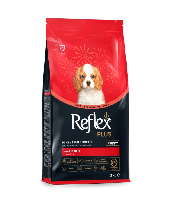 Reflex Plus Küçük ve Mini Irk Yavru Köpekler İçin 3 kg Kuzu Etli Kuru Mama - RFX - 111 Reflex Plus Küçük ve Mini Irk Yavru Köpekler İçin 3 kg Kuzu Etli Kuru Mama - RFX - 111