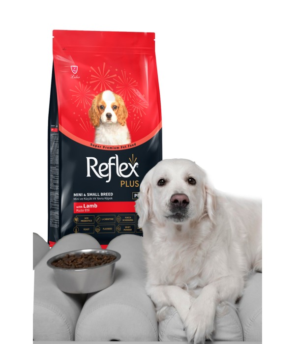 Reflex Plus Küçük Mini Irk Yetişkin Köpekler İçin 3 kg Kuzu Etli Kuru Mama - RFX - 112 Reflex Plus Küçük Mini Irk Yetişkin Köpekler İçin 3 kg Kuzu Etli Kuru Mama - RFX - 112