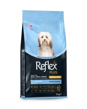 Reflex Plus Küçük ve Mini Irk Yetişkin Köpekler İçin 3 kg Somonlu Kuru Mama - RFX - 113