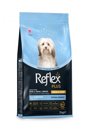 Reflex Plus Küçük ve Mini Irk Yetişkin Köpekler İçin 3 kg Somonlu Kuru Mama - RFX - 113