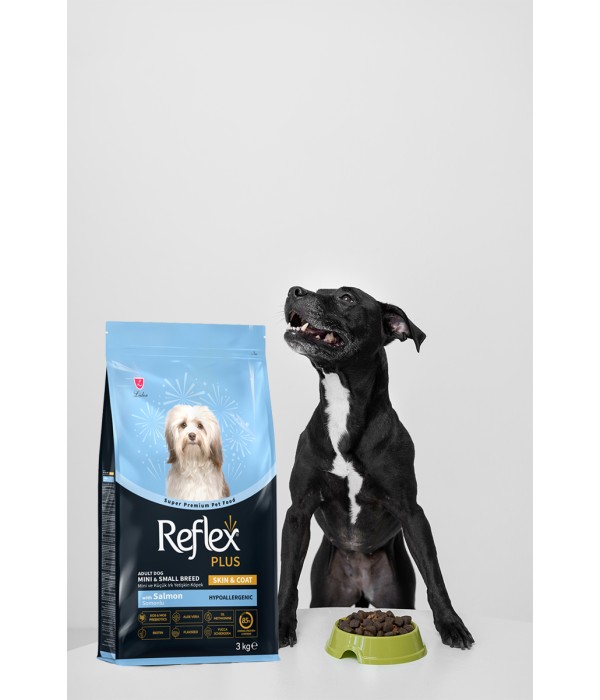 Reflex Plus Küçük ve Mini Irk Yetişkin Köpekler İçin 3 kg Somonlu Kuru Mama - RFX - 113 Reflex Plus Küçük ve Mini Irk Yetişkin Köpekler İçin 3 kg Somonlu Kuru Mama - RFX - 113