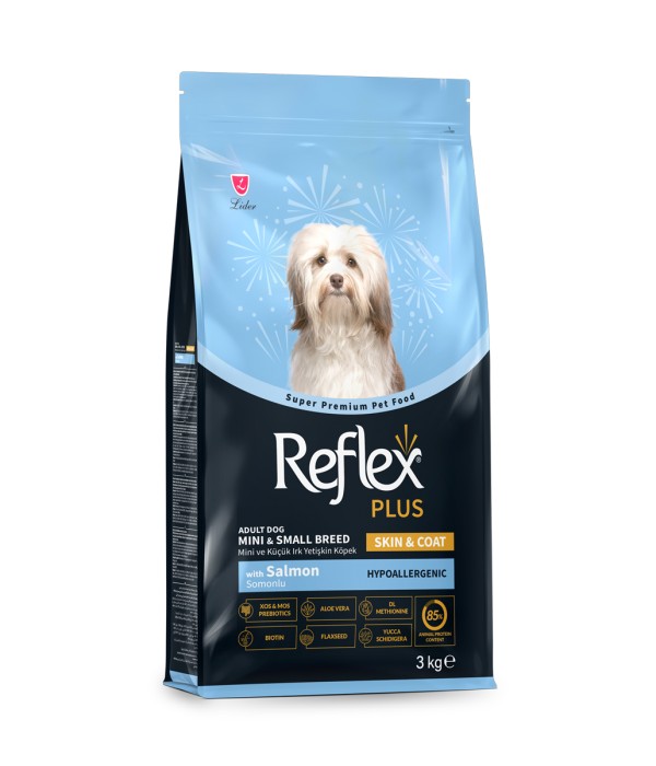 Reflex Plus Küçük ve Mini Irk Yetişkin Köpekler İçin 3 kg Somonlu Kuru Mama - RFX - 113 Reflex Plus Küçük ve Mini Irk Yetişkin Köpekler İçin 3 kg Somonlu Kuru Mama - RFX - 113