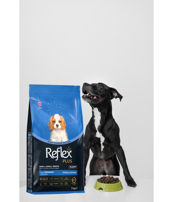 Reflex Plus Küçük Mini Irk Yavru Köpekler İçin 3 kg Somonlu Kuru Mama - RFX - 114 Reflex Plus Küçük Mini Irk Yavru Köpekler İçin 3 kg Somonlu Kuru Mama - RFX - 114