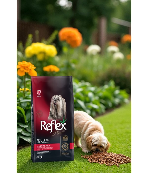 Reflex Plus Yetişkin Küçük Mini Irk Köpekler İçin 8 kg Kuzu Etli Pirinçli Kuru Mama - RFX - 120 Reflex Plus Yetişkin Küçük Mini Irk Köpekler İçin 8 kg Kuzu Etli Pirinçli Kuru Mama - RFX - 120