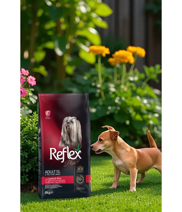 Reflex Plus Yetişkin Küçük Mini Irk Köpekler İçin 8 kg Kuzu Etli Pirinçli Kuru Mama - RFX - 120 Reflex Plus Yetişkin Küçük Mini Irk Köpekler İçin 8 kg Kuzu Etli Pirinçli Kuru Mama - RFX - 120