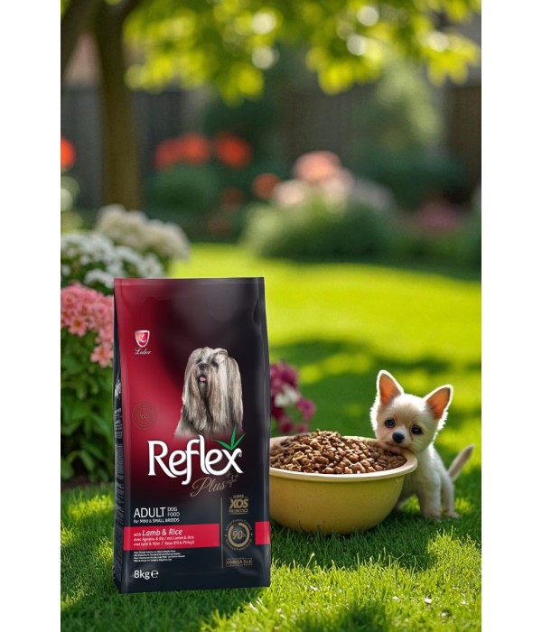 Reflex Plus Yetişkin Küçük Mini Irk Köpekler İçin 8 kg Kuzu Etli Pirinçli Kuru Mama - RFX - 120 Reflex Plus Yetişkin Küçük Mini Irk Köpekler İçin 8 kg Kuzu Etli Pirinçli Kuru Mama - RFX - 120