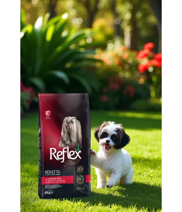 Reflex Plus Yetişkin Küçük Mini Irk Köpekler İçin 8 kg Kuzu Etli Pirinçli Kuru Mama - RFX - 120 Reflex Plus Yetişkin Küçük Mini Irk Köpekler İçin 8 kg Kuzu Etli Pirinçli Kuru Mama - RFX - 120