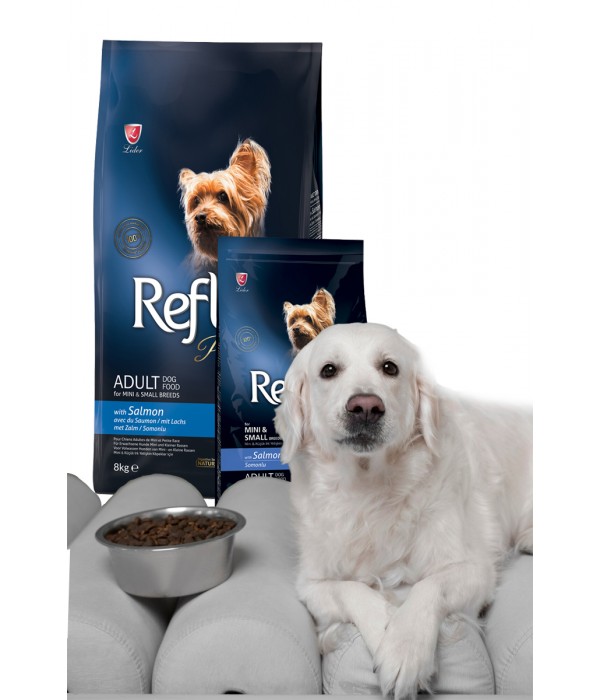 Reflex Plus Yetişkin Küçük Mini Irk Köpekler İçin 8 kg Somonlu Kuru Mama - RFX - 124 Reflex Plus Yetişkin Küçük Mini Irk Köpekler İçin 8 kg Somonlu Kuru Mama - RFX - 124