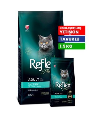 Reflex Plus 1 5 Kg Tavuklu Kısırlaştırılmış Yetişkin Kedi Kuru Mama - RFX - 306 Reflex Plus 1 5 Kg Tavuklu Kısırlaştırılmış Yetişkin Kedi Kuru Mama - RFX - 306