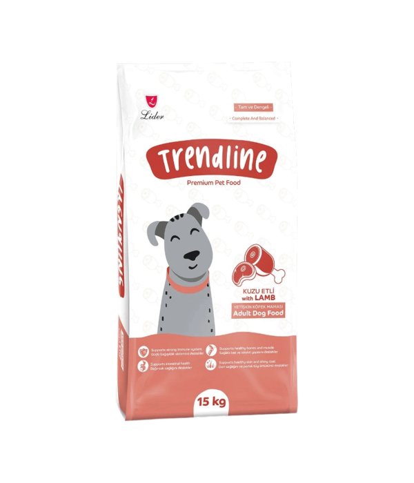 Trendline 15 kg Kuzu Etli Yetişkin Köpekler İçin Kuru Mama Trendline 15 kg Kuzu Etli Yetişkin Köpekler İçin Kuru Mama