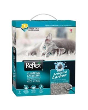Reflex Kutulu Hızlı Topaklanan 6 lt Aktif Karbonlu Kedi Kumu - RFB - 001 