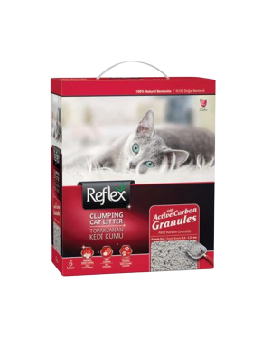 Reflex 6lt Granül Aktif Karbonlu Topaklanan Kedi Kumu Reflex 6lt Granül Aktif Karbonlu Topaklanan Kedi Kumu
