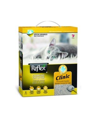 Reflex Kutulu Hızlı Topaklanan 6 lt Klinik Kedi Kumu - RFB - 003 