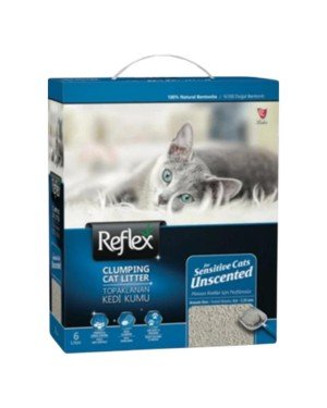 Reflex Kutulu 6 lt Hassas Kediler İçin Hızlı Topaklanan Kedi Kumu - RFB - 004 