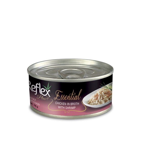 Reflex Plus Essential 70 gr Yetişkin Kediler İçin Ton Balıklı ve Karidesli Konserve Yaş Mama - RFK - 153 Reflex Plus Essential 70 gr Yetişkin Kediler İçin Ton Balıklı ve Karidesli Konserve Yaş Mama - RFK - 153