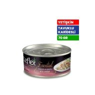 Reflex Plus Essential 70 gr Yetişkin Kediler İçin Ton Balıklı ve Karidesli Konserve Yaş Mama - RFK - 153