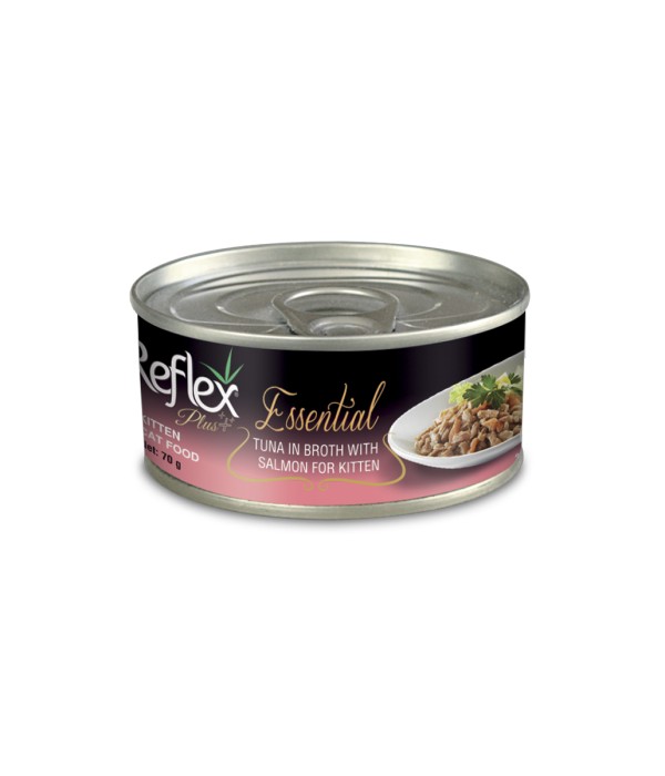 Reflex Plus Essential 70 gr Yetişkin Kediler İçin Ton Balıklı ve Somonlu Konserve Yaş Mama - RFK - 154 Reflex Plus Essential 70 gr Yetişkin Kediler İçin Ton Balıklı ve Somonlu Konserve Yaş Mama - RFK - 154