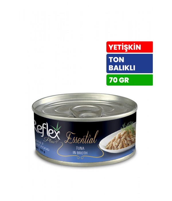 Reflex Plus Essential 70 gr Yetişkin Kediler İçin Ton Balıklı Konserve Yaş Mama - RFK - 157 Reflex Plus Essential 70 gr Yetişkin Kediler İçin Ton Balıklı Konserve Yaş Mama - RFK - 157