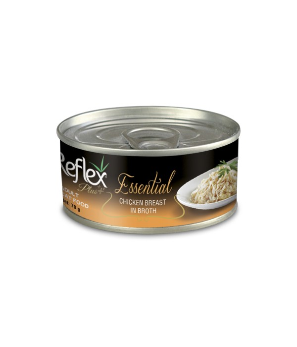Reflex Plus Essential 70 gr Yetişkin Kediler İçin Tavuk Göğüs Etli Konserve Yaş Mama - RFK - 158 Reflex Plus Essential 70 gr Yetişkin Kediler İçin Tavuk Göğüs Etli Konserve Yaş Mama - RFK - 158