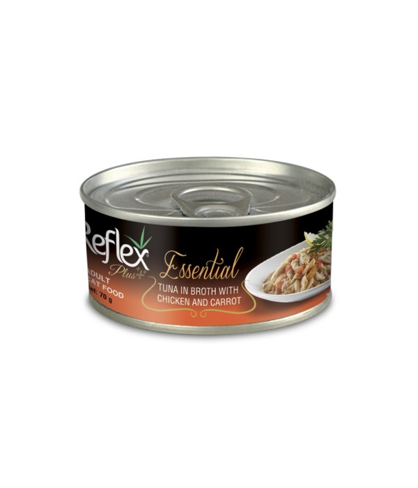 Reflex Plus Essential 70 gr Yetişkin Kediler İçin Tavuklu ve Balkabaklı Konserve Yaş Mama - RFK - 160 Reflex Plus Essential 70 gr Yetişkin Kediler İçin Tavuklu ve Balkabaklı Konserve Yaş Mama - RFK - 160