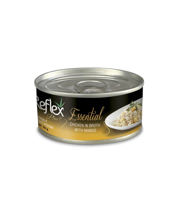 Reflex Plus Essential 70 gr Yetişkin Kediler İçin Tavuklu ve Mangolu Konserve Yaş Mama - RFK - 161 Reflex Plus Essential 70 gr Yetişkin Kediler İçin Tavuklu ve Mangolu Konserve Yaş Mama - RFK - 161