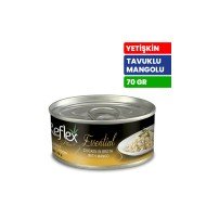 Reflex Plus Essential  70 gr Yetişkin Kediler İçin Tavuklu ve Mangolu Konserve Yaş Mama - RFK - 161