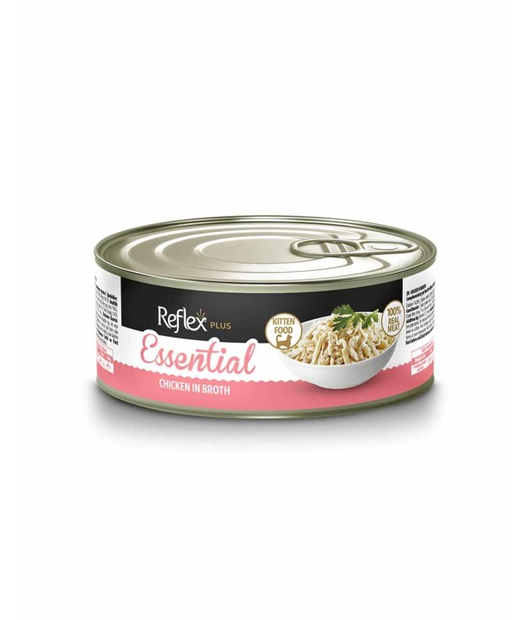 Reflex Plus Essential 70gr Et Suyunda Tavuklu Yavru Kedi Konservesi