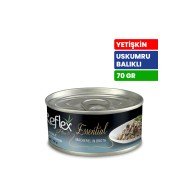 Reflex Plus Essential 70 gr Yetişkin Kediler İçin Uskumru Balıklı Konserve Yaş Mama - RFK - 165 Reflex Plus Essential 70 gr Yetişkin Kediler İçin Uskumru Balıklı Konserve Yaş Mama - RFK - 165