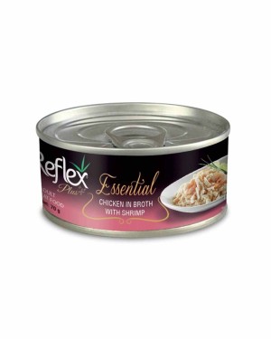 Reflex Plus Essential 70gr Tavuklu ve Karidesli Yetişkin Kedi Konservesi